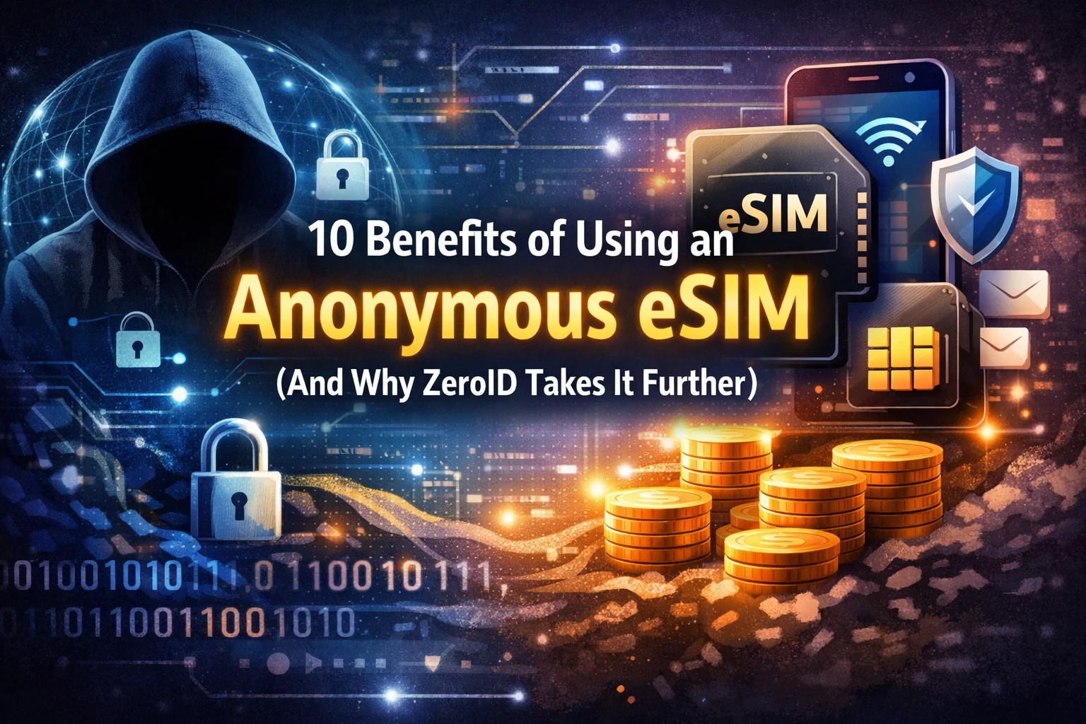 10 Benefits of Using an Anonymous eSIM (And Why ZeroID Takes It Further)