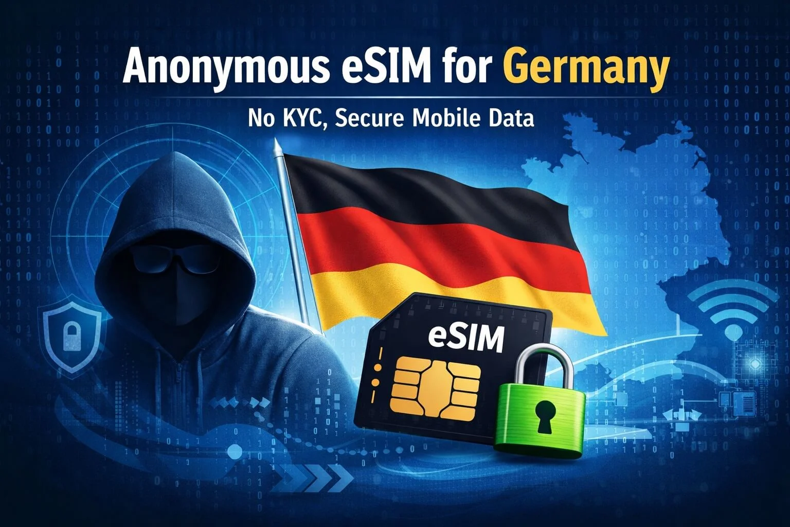 Anonymous eSIM for Travel in Germany